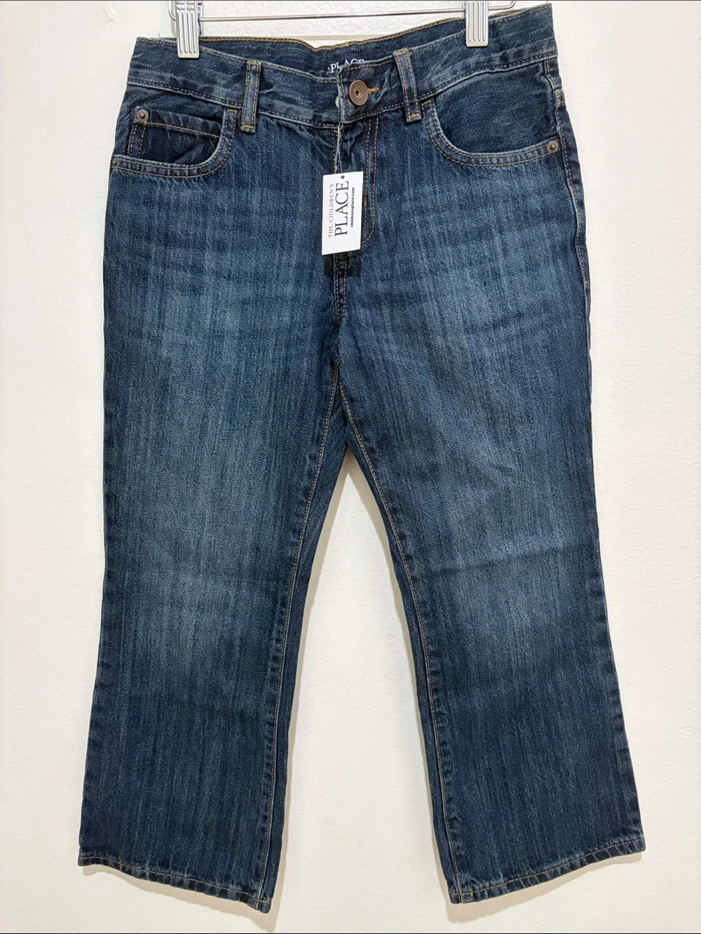 The Children's Place Men’s Dark Wash Relaxed Fit Jeans